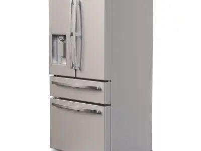 Samsung Counter Depth 4 Smart French Door Refrigerator 3D model