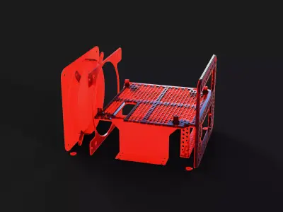 Sunshine ITX NAS CASE 6 SSD SFX 140mm FAN MESH Free 3D print model