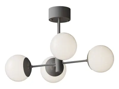 Solar ceiling lamp 3D model