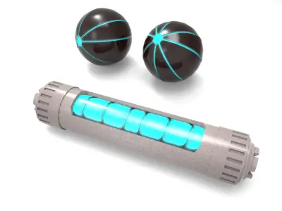 Grenade Sci-Fi  Low-poly 3D model