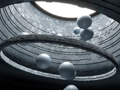 Sci-fi Cave 3D model