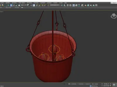 Quinton Pendant Light Low-poly 3D model