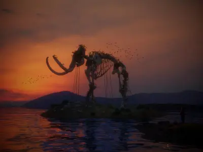 The Lost World Low-poly 3D model