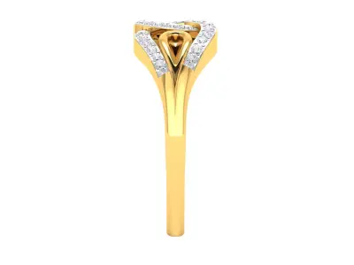 Women Ring Render 3dm STL MTL SLC JCD OBJ FBX Details 3D print model 55