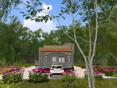 Residential Exterior 3d model 3D model