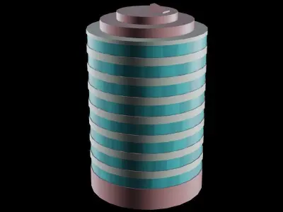 Stylized Building Pack - Mobile Game Asset Free low-poly 3D model