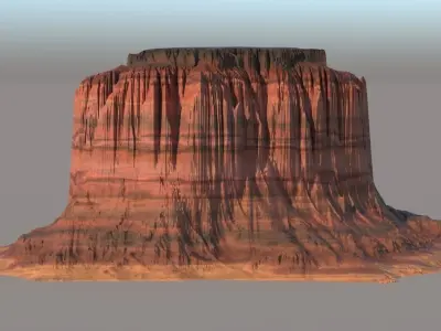 Arizona Mesa Mountain 1 3D model