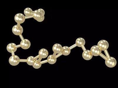 Amino Acids 19 gencomplexity v1 007 Low-poly 3D model