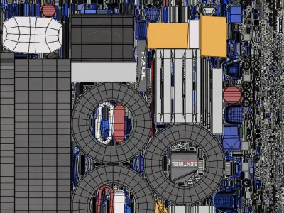  Truck 05 Chassis Curtainsider 4 Variant Collection All PBR Unity UE Textures 