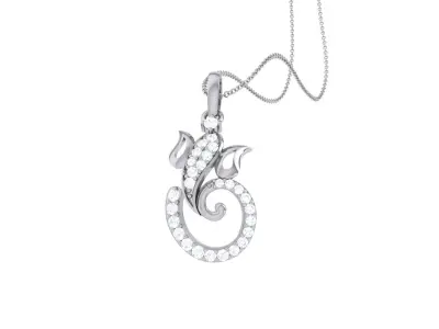 Spiritual Ganesha Pendant 3D print model purchase