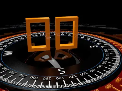 TV News Time Clock Low-poly 3D model