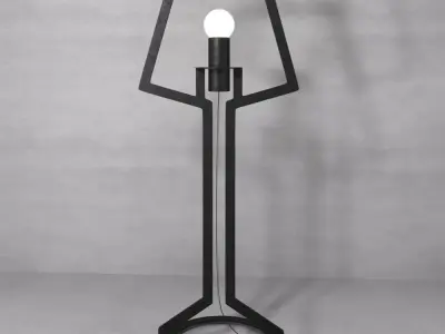 Outline lamp floor lamp 3D model