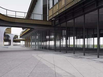 Contemporary Cultural Center Campus 3D model