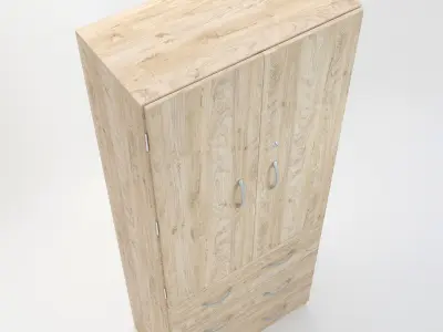 Wooden Cabinet 31 3D model