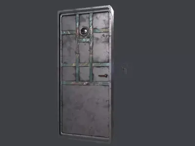 Submarine Door Plus Three Key Kit Free low-poly 3D model