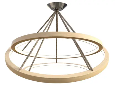 Modern Chandelier 3D model 5