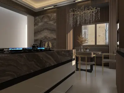 Master Kitchen Design 3D model