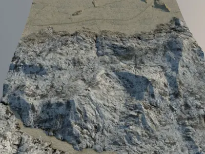 Desert Terrain 5 3D model