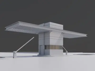 Security Booth 3D model