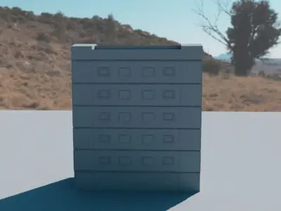 low poly building Free low-poly 3D model buy
