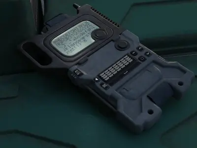 Military Device 3D Model 3D model