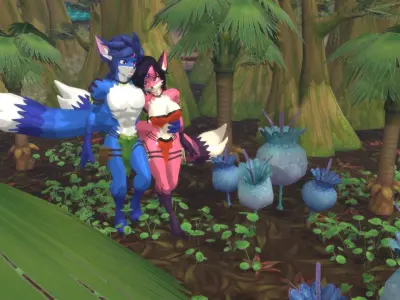 Acheron Kitsune Clean Low-poly 3D model