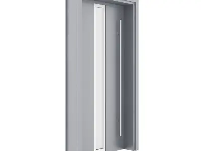 Metal Front Door 3D model