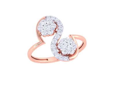  Women Ring MTL 3dm STL OBJ FBX Details 3D print model 79