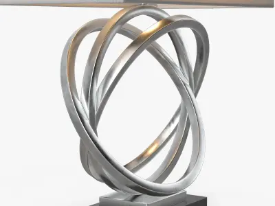 Uttermost Soroca Silver Rings Lamp 3D model