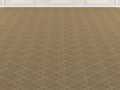 Wall to Wall Seamless Carpet Tile  No 2 3D model
