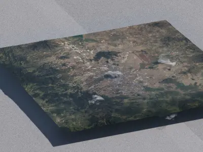 Mexico City Mexico City Landscape 3D Model 3D model