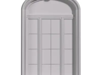 Arc Classical Frame Window 3D model buy