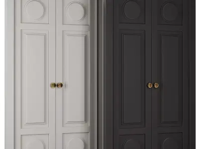 Entrance door set211 3D model