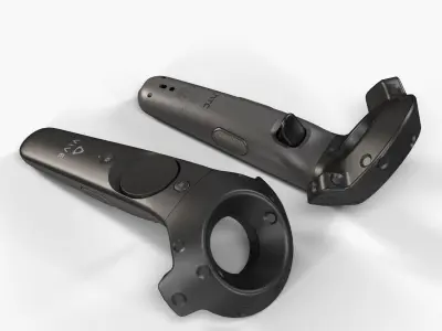 HTC Vive Controller for VR headset Low-poly 3D model