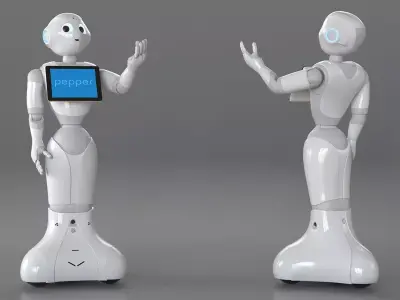 Resident Pepper Robot 3D model