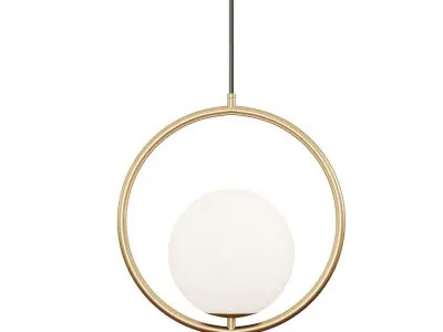 Pendant Lamp SOLLI Low-poly 3D model