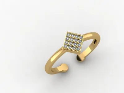 5 Rings - 5 Pieces 3D print model