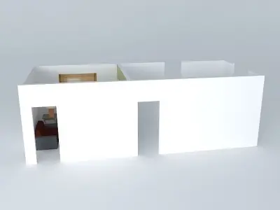 carol house with window Free 3D model