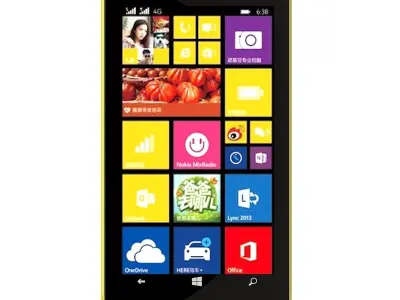 Nokia Lumia 638 Yellow 3D model
