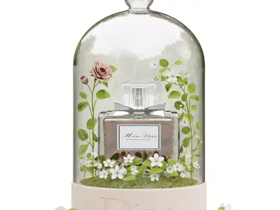 Decorative set Dior 3D model