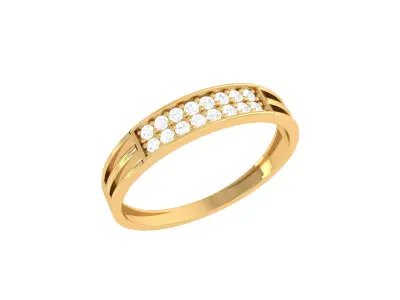 Women Ring  Render 3dm STL OBJ FBX Details 3D print model 128
