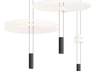 Vibia FLAMINGO MINI Hanging lamp 3D model