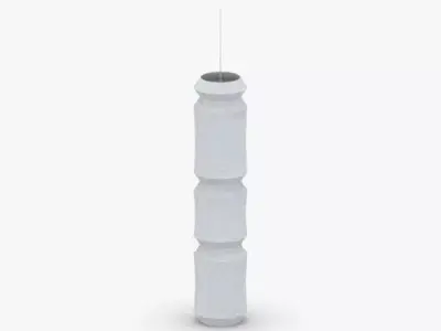 1508 - Hanging Lamp Low-poly 3D model