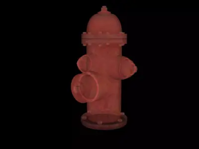 New York  Hydrant  Low-poly 3D model