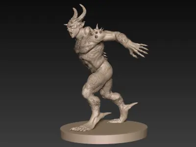Demon Creature 3D model