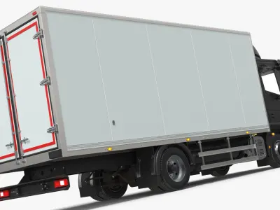  Iveco EuroCargo Box Truck Simplified 