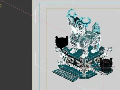 Game Model - Prehistoric Behemoth Colossus 3D model