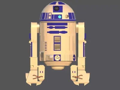 Robot r2d2  3D model