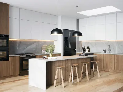 Kitchen 08 3D model buy
