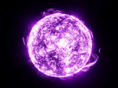 Procedural Star 3D model